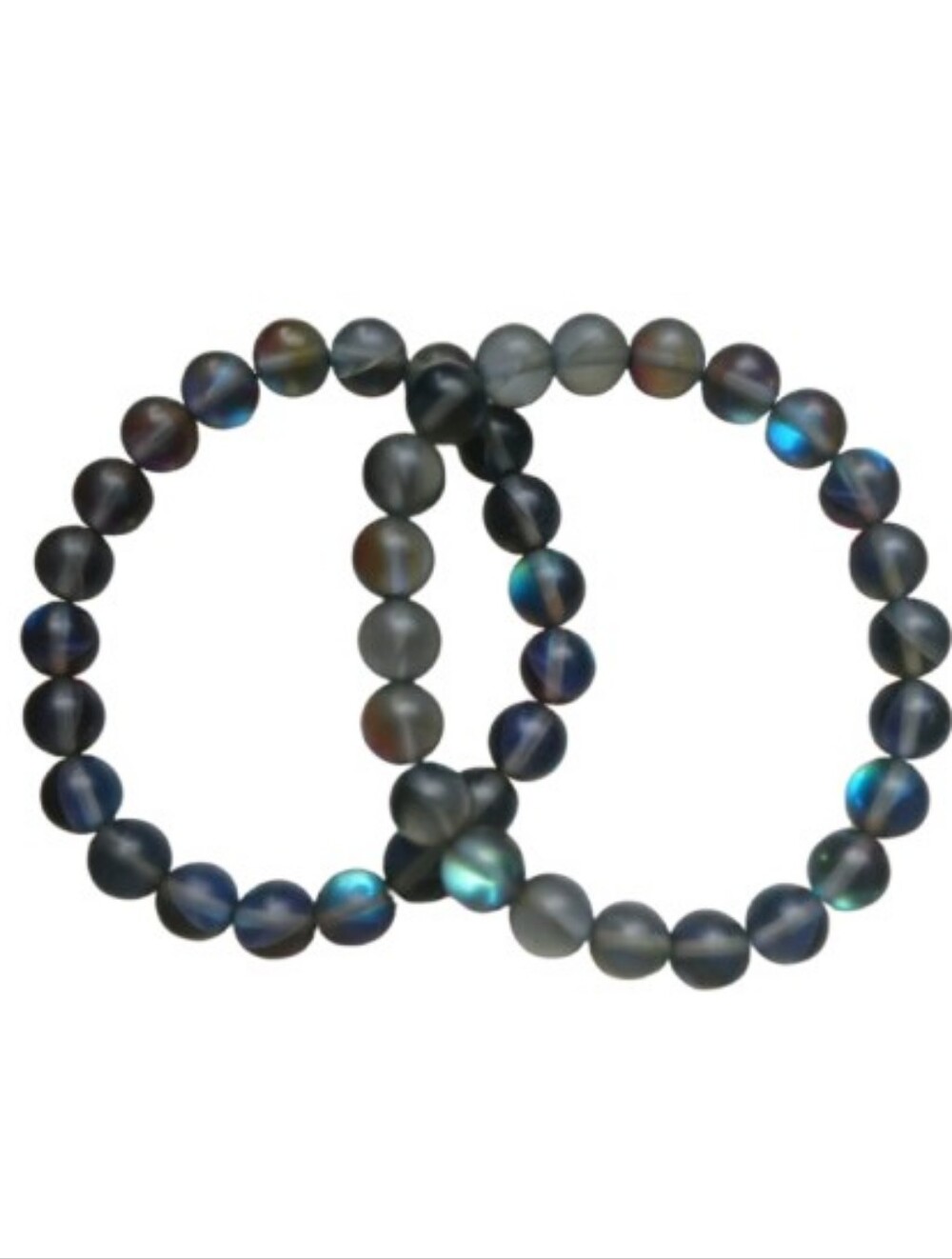 Handmade Angel Aura Quartz Bracelet – Dark Mystic Editiony(ONLY ONE PAIR LEFT)